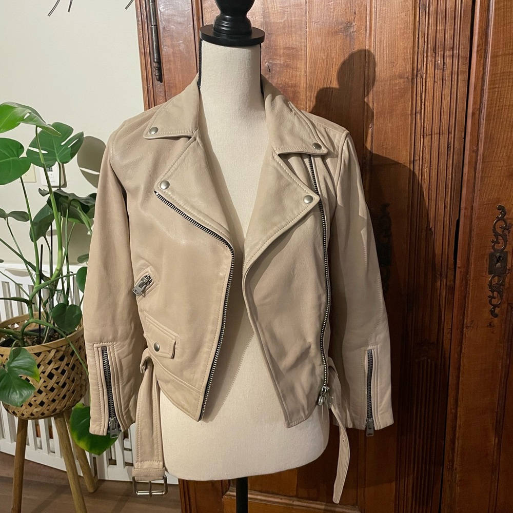 All Saints leather jacket